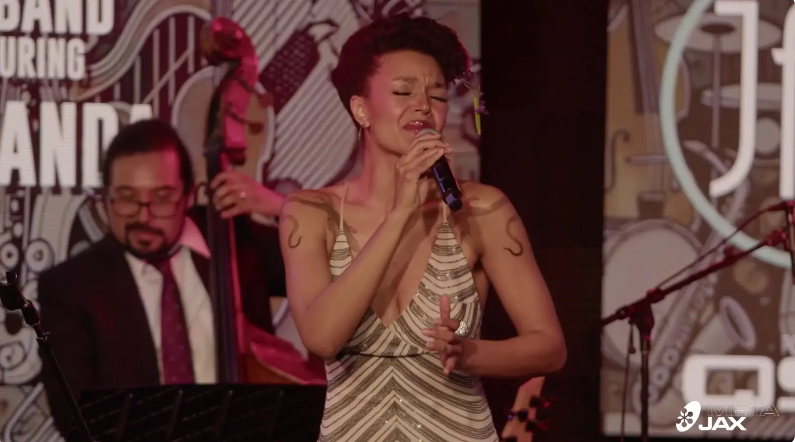 Tawanda performing at Campus JAX